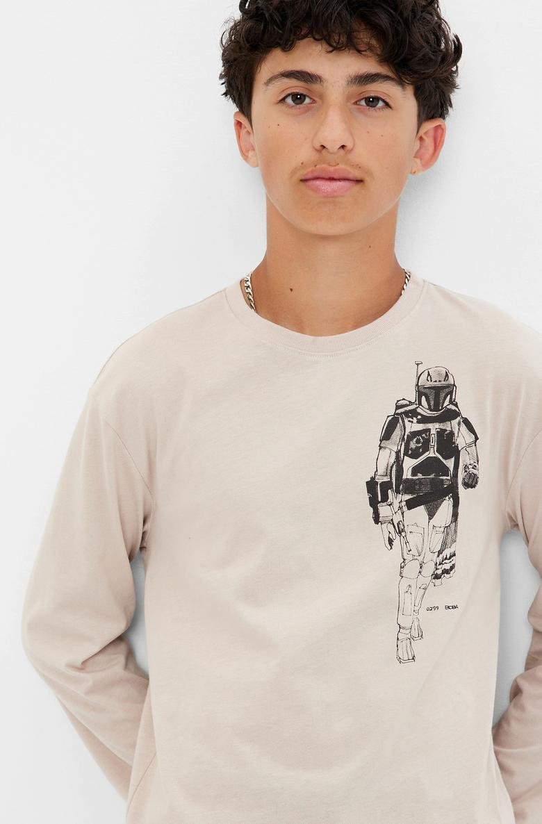  Star Wars™ %100 Organik Pamuk Grafik Baskılı T-Shirt
