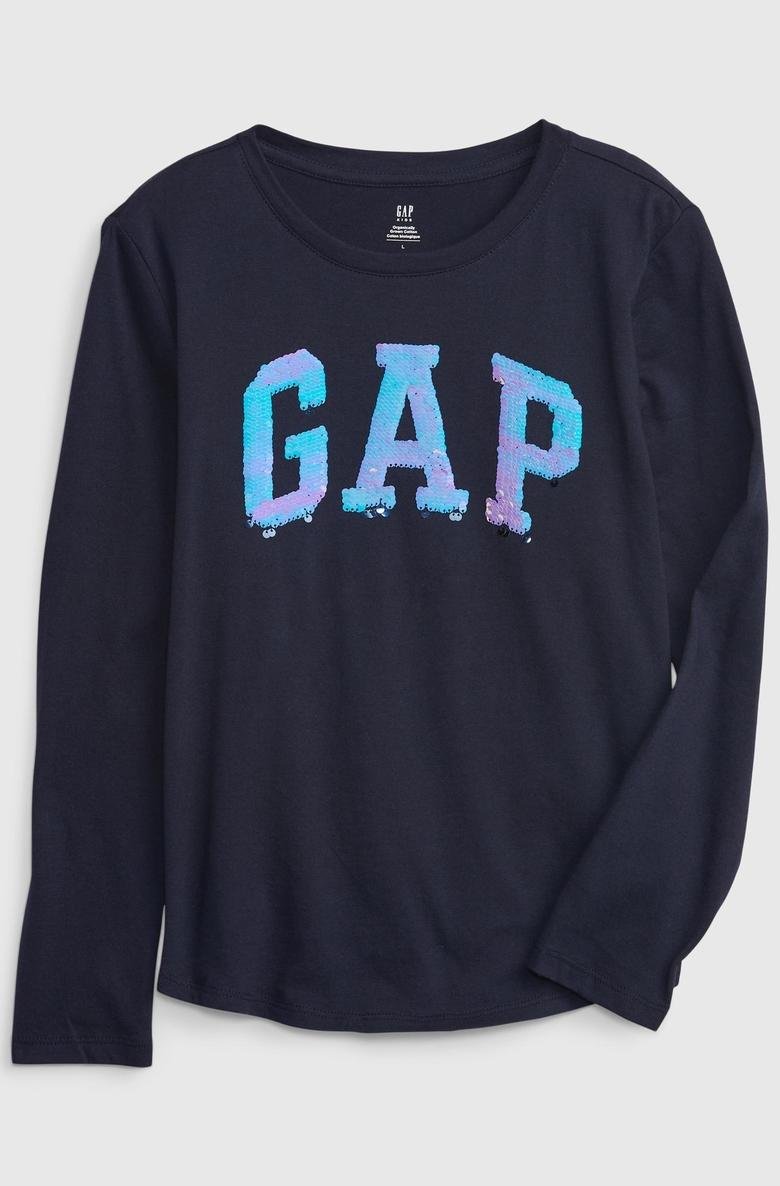  Uzun Kollu Gap Logo T-Shirt
