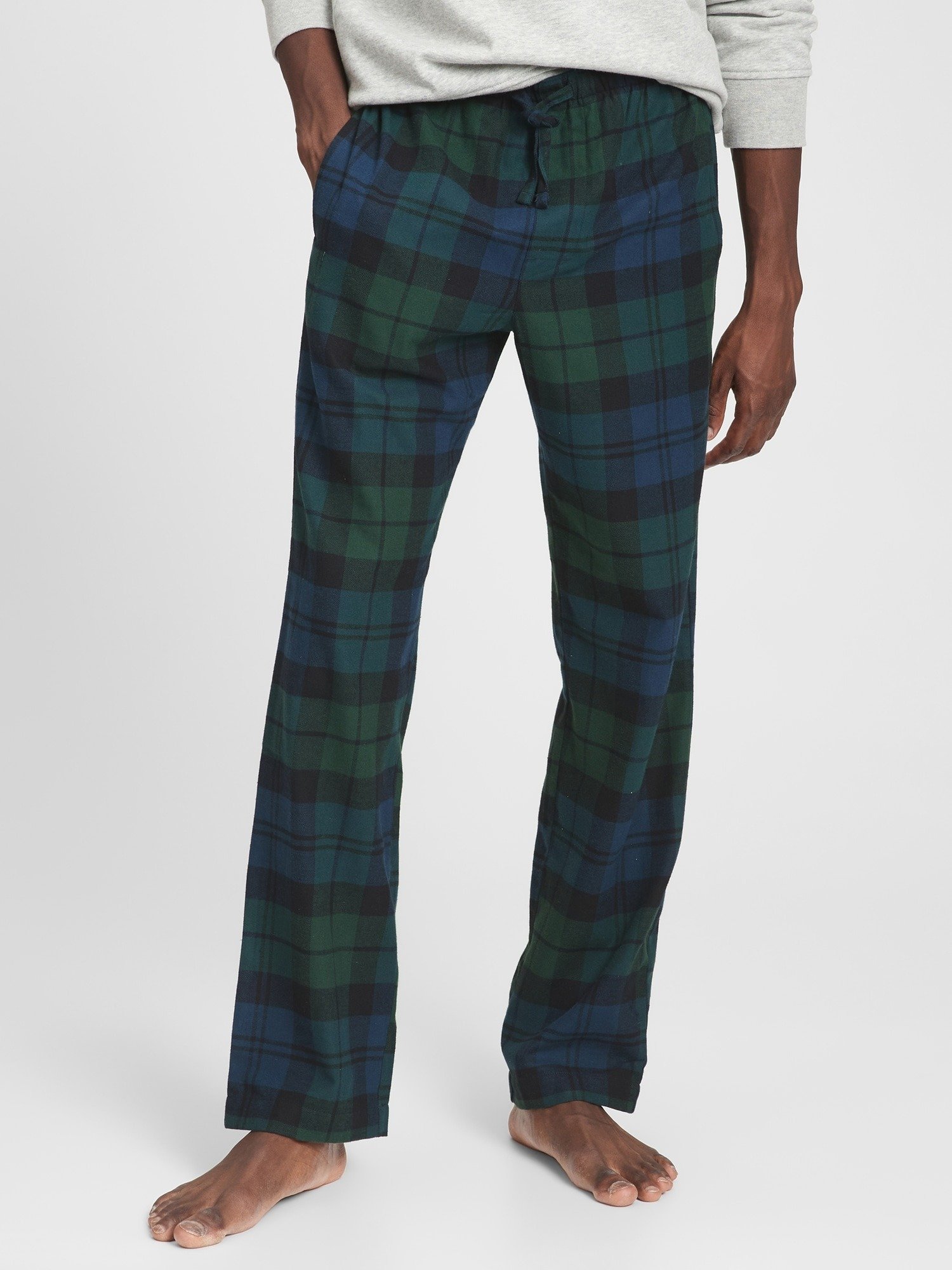 Baskılı Flannel Pijama Altı product image