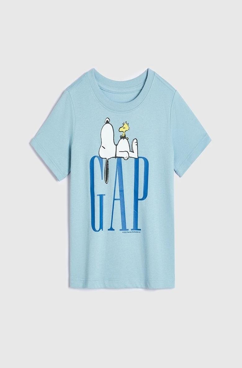  Peanuts Gap Logo Grafik Baskılı T-Shirt