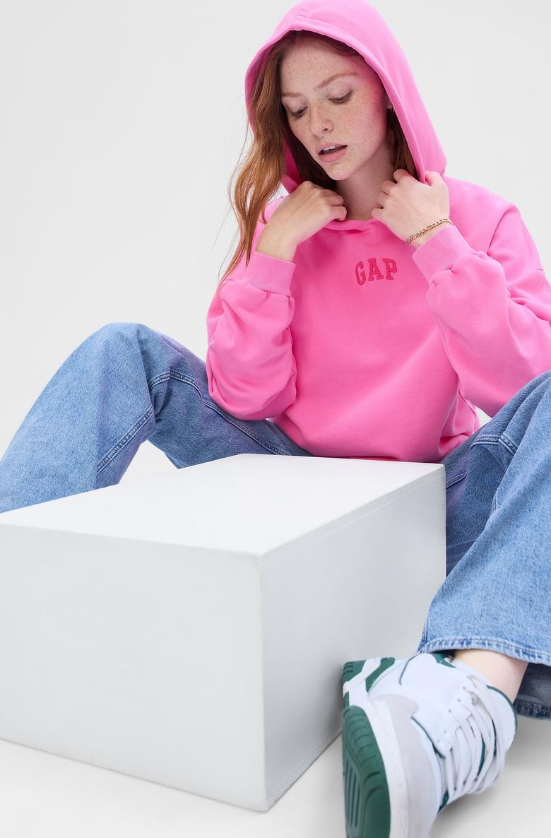  Vintage Soft Gap Logo Kapüşonlu Sweatshirt