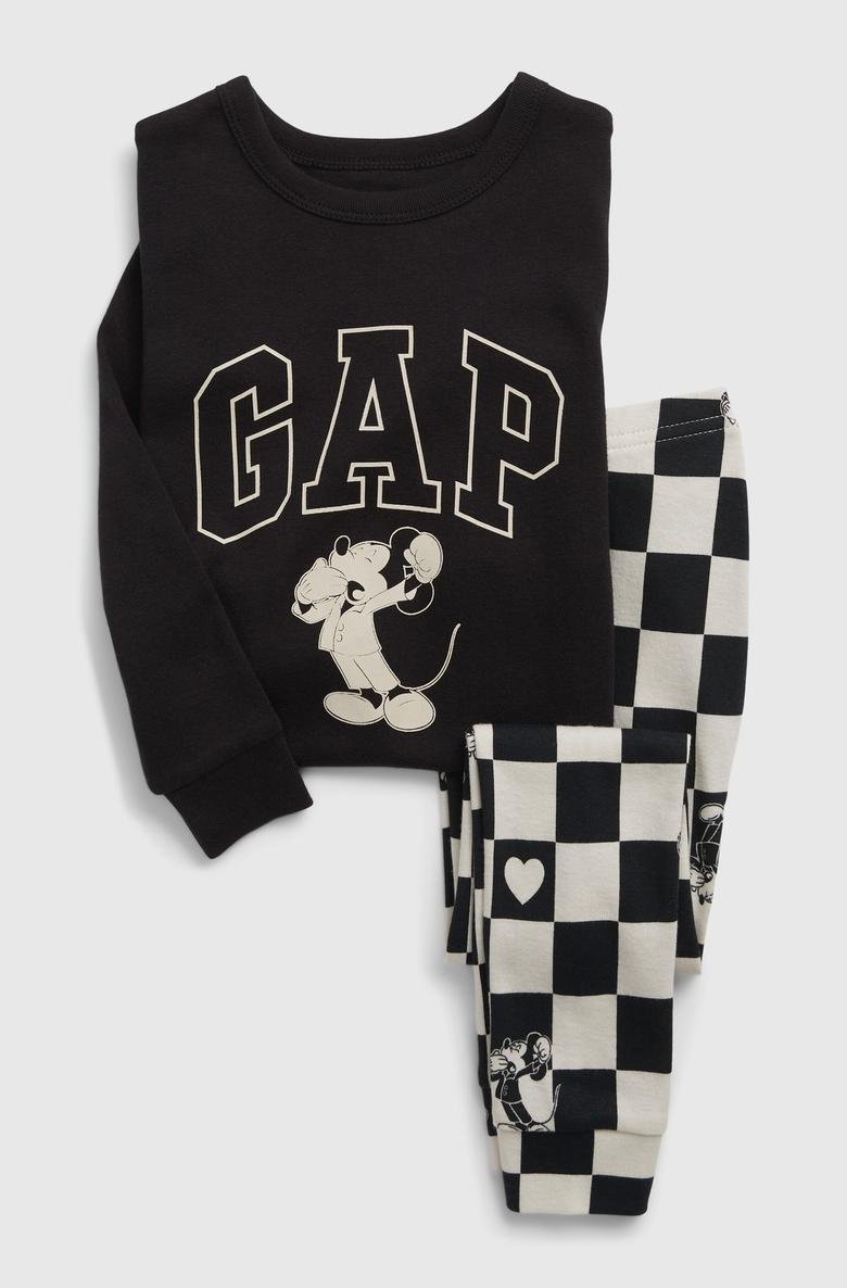  %100 Organik Pamuk Gap Logo Disney Mickey Mouse Pijama Takımı