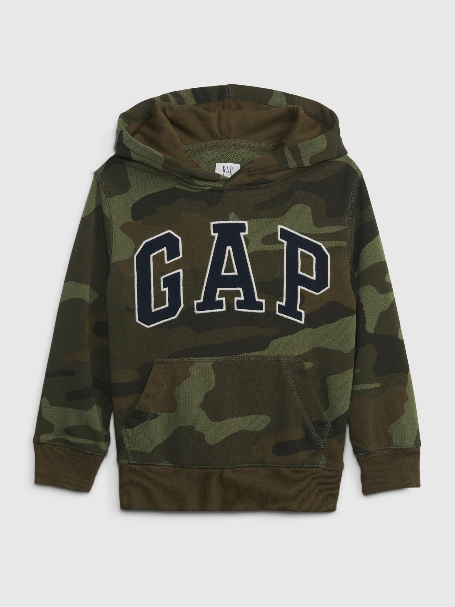 Gap Logo Kamuflaj Desenli Havlu Kumaşı Sweatshirt product image