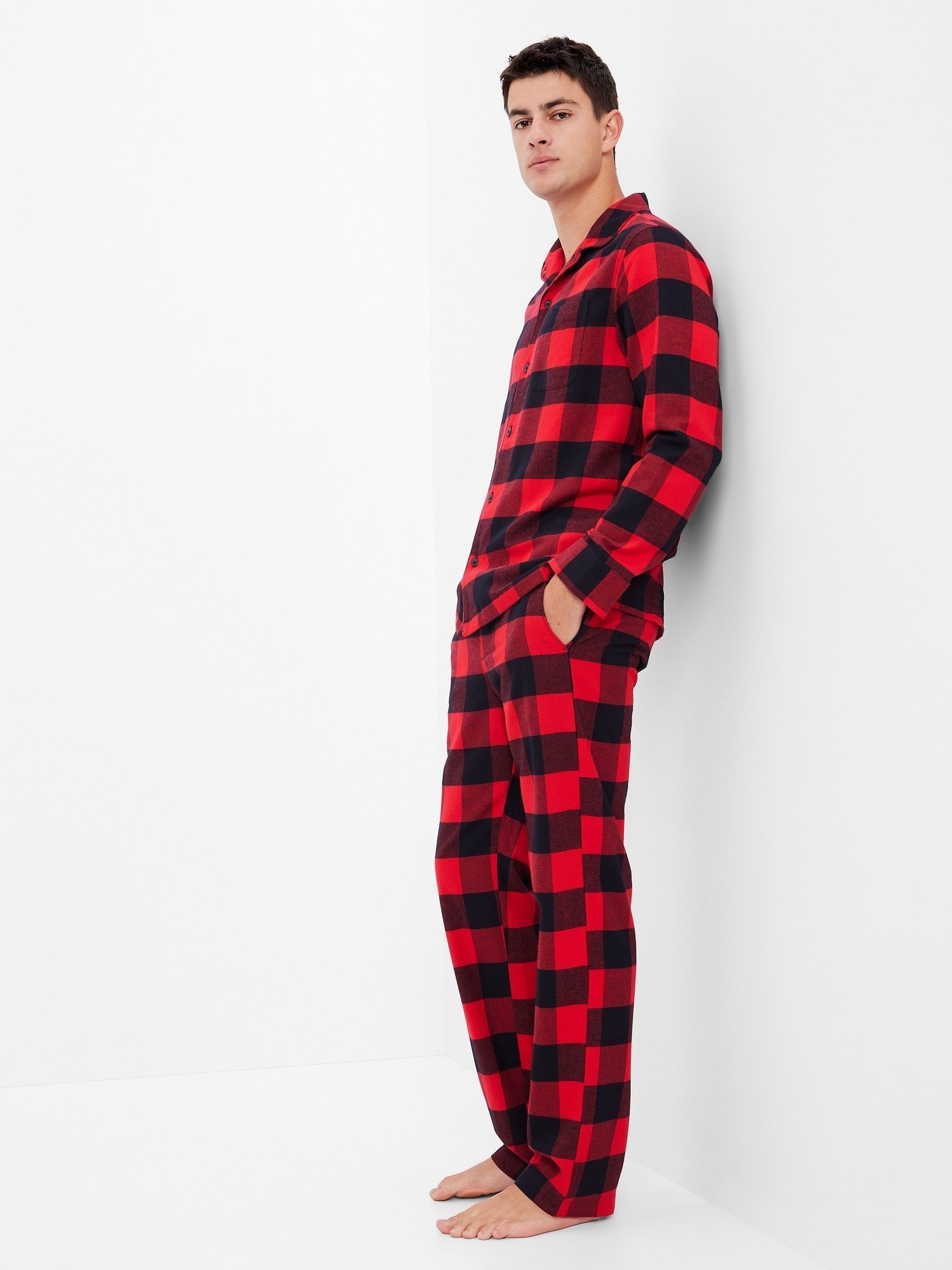 Flannel Ekose Pijama Takımı product image