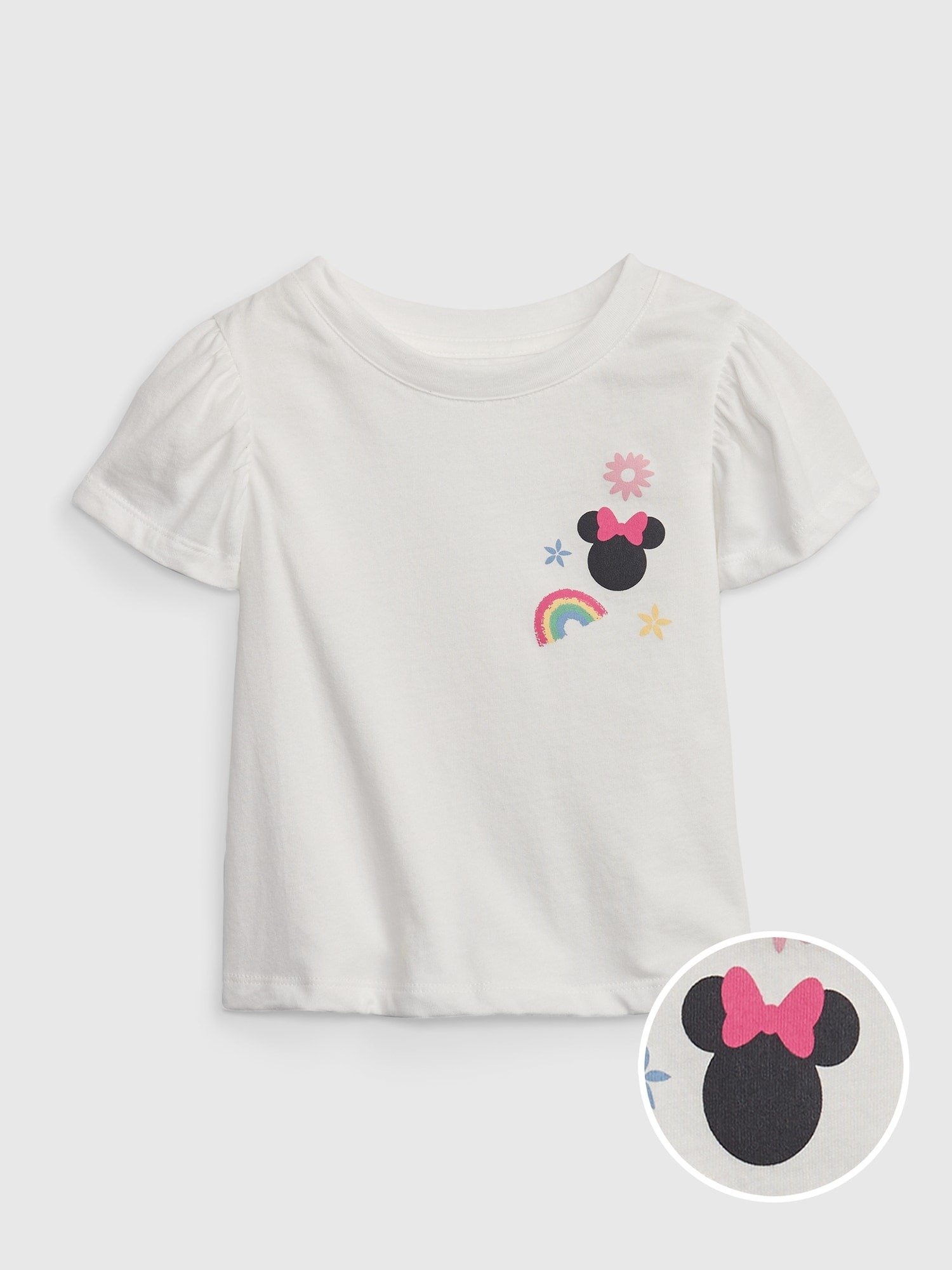 %100 Organik Pamuk Disney Flutter Kol T-Shirt product image