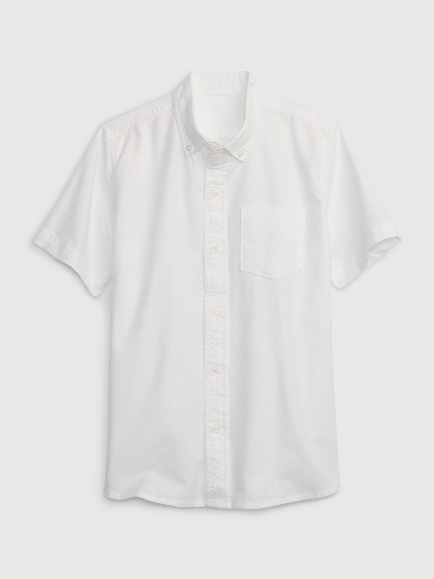Organik Pamuk Oxford Uniform Kısa Kollu Gömlek product image