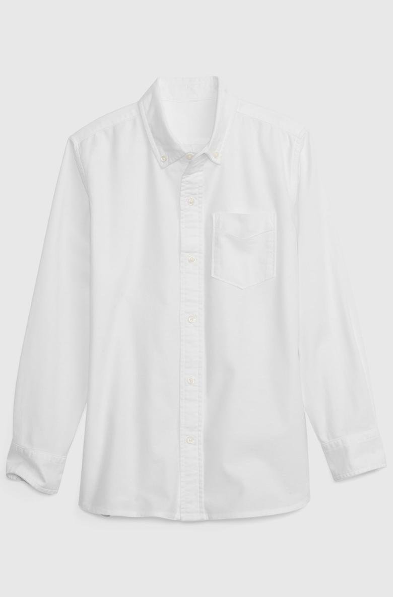  Organik Pamuklu Oxford Uniform Gömlek