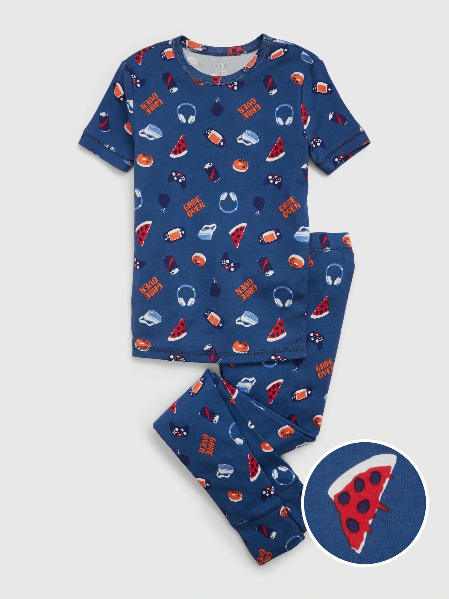 %100 Organik Pamuk Köpekbalığı Pijama Takım product image