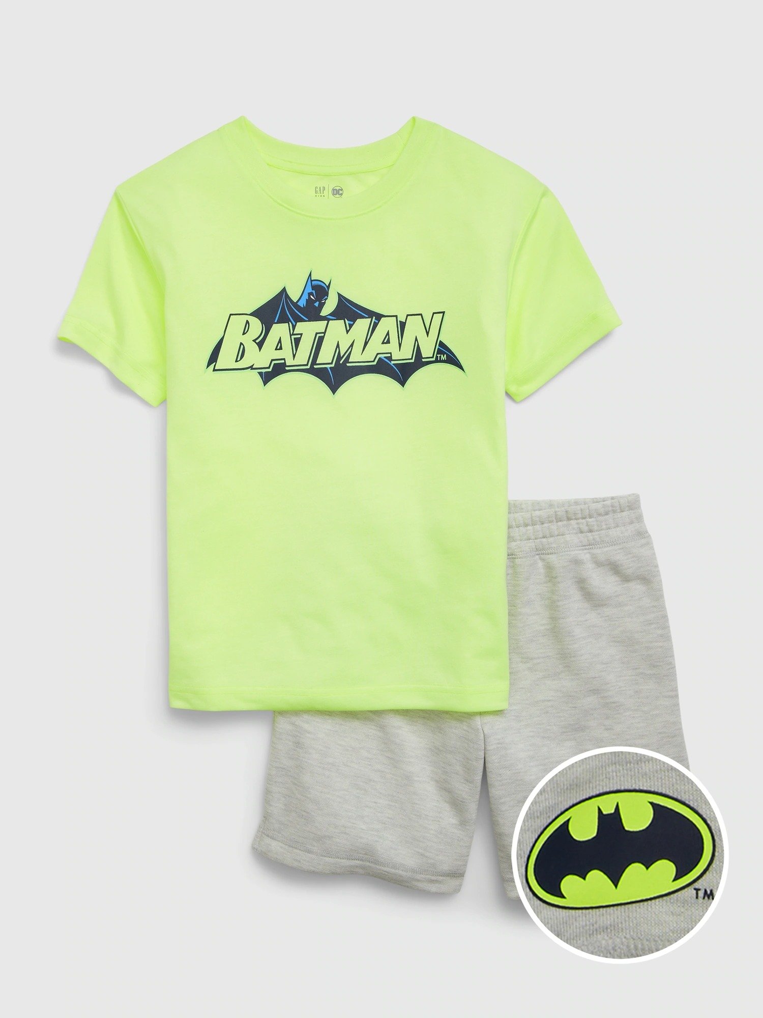 %100 Geri Dönüştürülmüş DC™ Batman Grafikli Pijama Takım product image