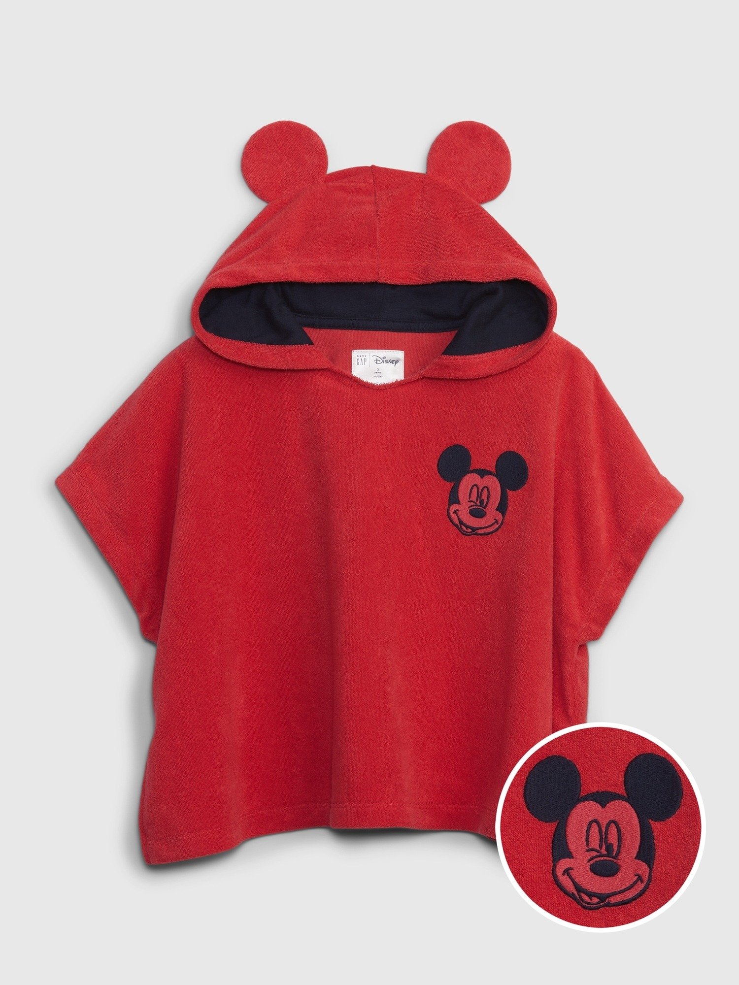 Disney Mickey Mouse Kulak Aplikeli Şapkalı Plaj Havlusu product image