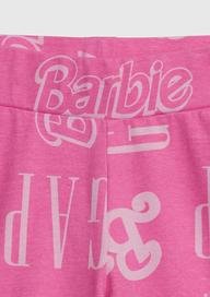 Gap × Barbie™ Logo Organik Pamuk Bisiklet Şortu