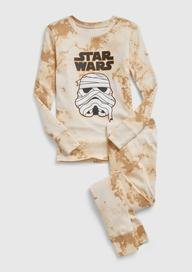 %100 Organik Pamuk Star Wars™ Batik Desenli Pijama Takımı