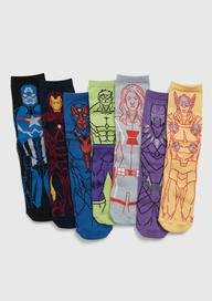 Marvel Avengers Crew 7'li Çorap Seti