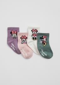 Disney Minnie Mouse Crew 4'lü Çorap Seti