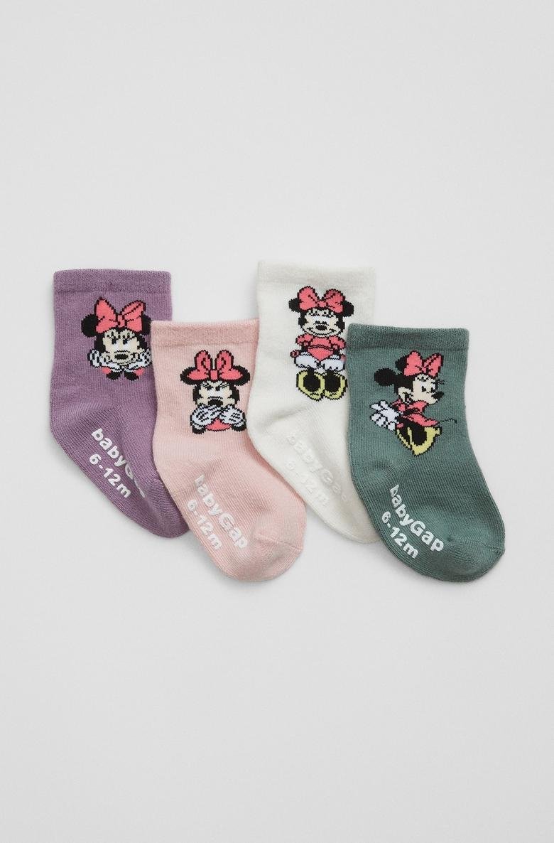  Disney Minnie Mouse Crew 4'lü Çorap Seti
