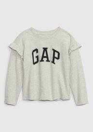 Gap Logo Fırfır Kollu T-Shirt