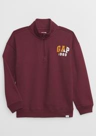 Gap Logo Fermuarlı Fleece Sweatshirt