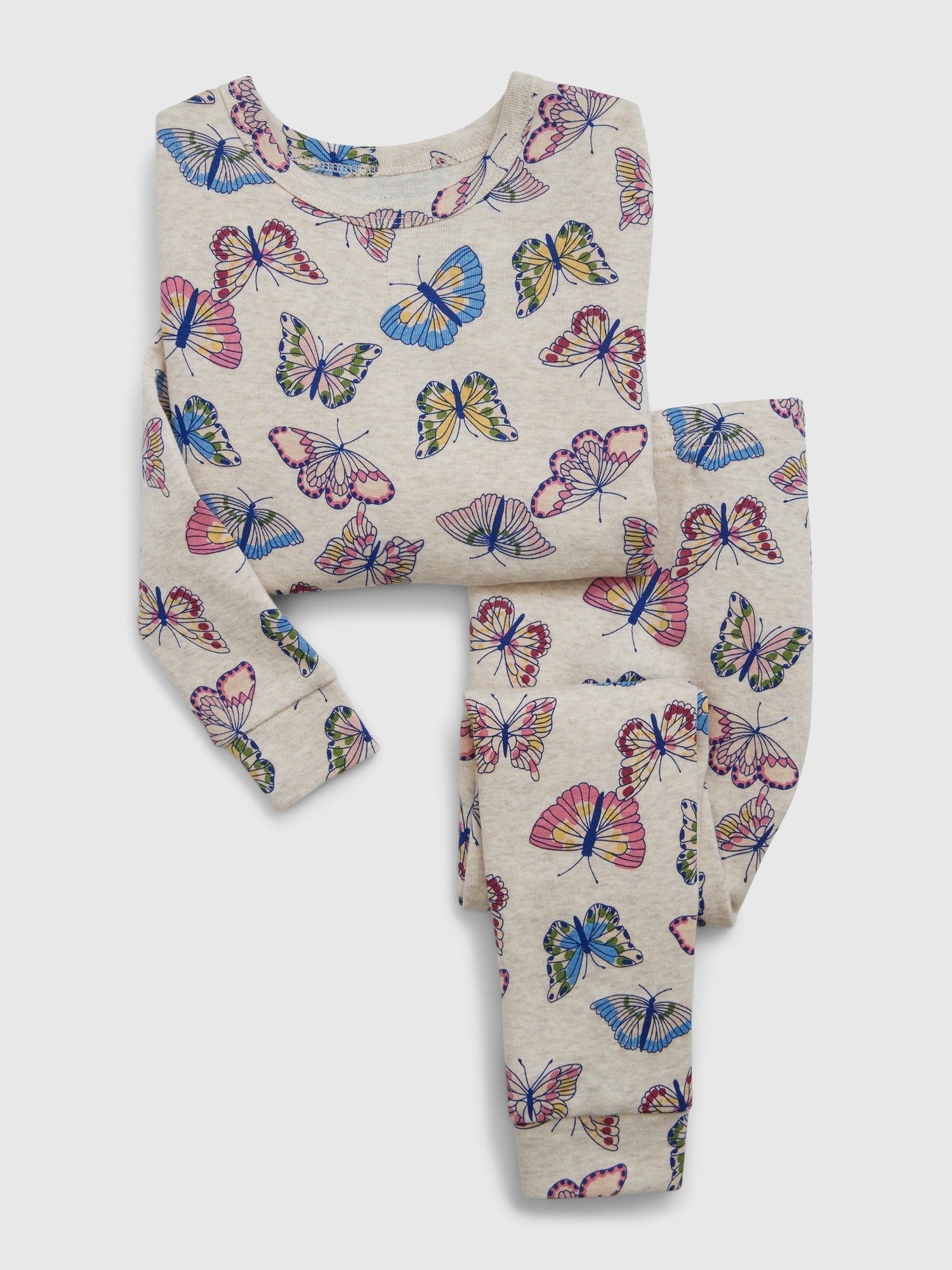 %100 Organik Pamuk Desenli Pijama Seti product image
