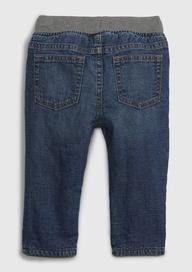 Fleece Astarlı Straight Washwell™Jean Pantolon
