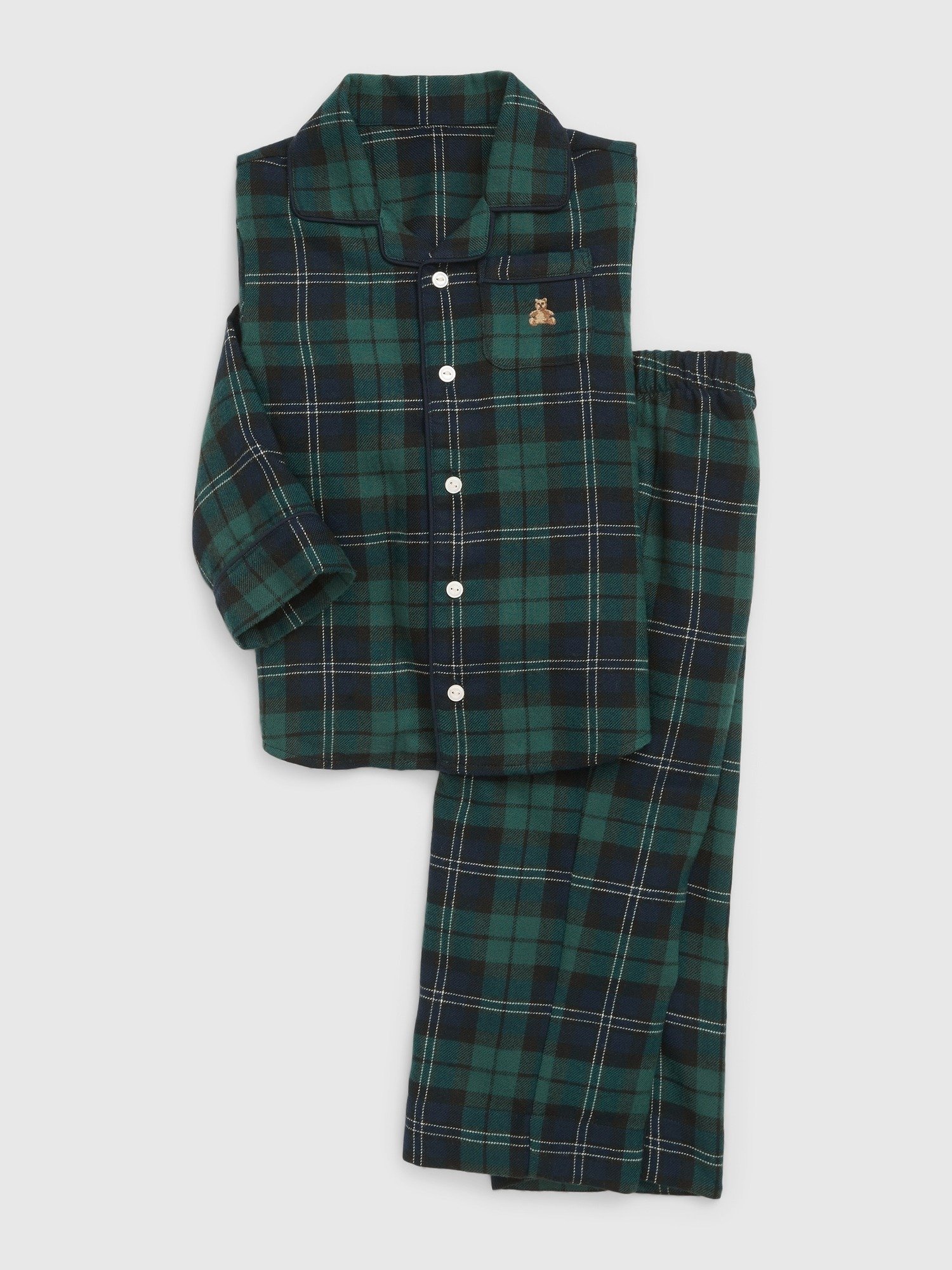 %100 Geri Dönüştürülmüş Flannel Pijama Seti product image