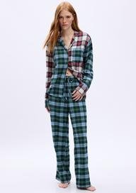 Relaxed Flannel Pijama Altı