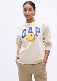 Smiley® Originals Gap Logo Relaxed  Sweatshirt