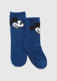 Disney Geri Dönüştürülmüş Mickey Mouse Fuzzy Çorap