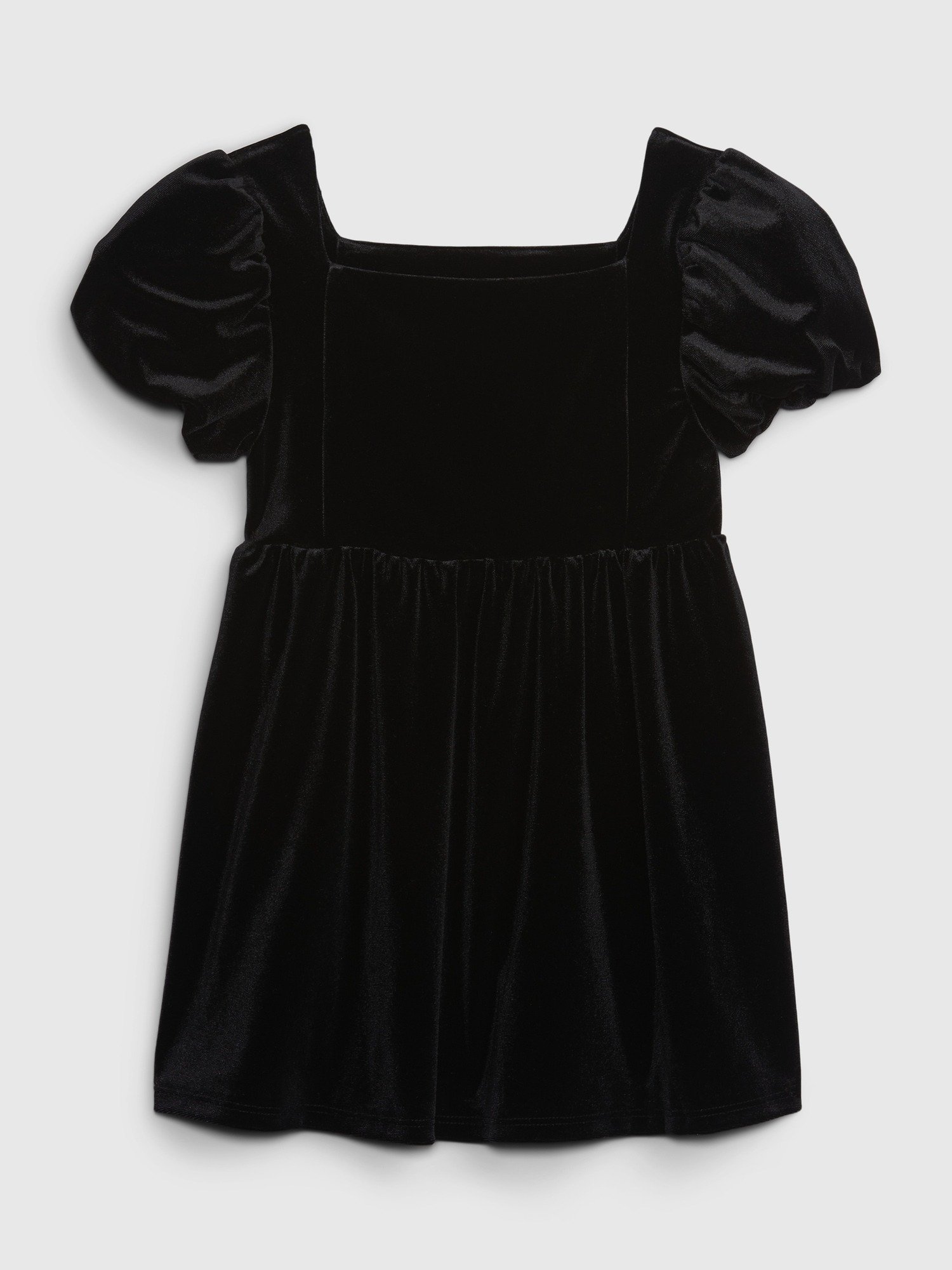Balon Kol Kadife Elbise product image