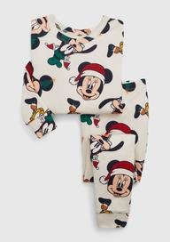 Disney Mickey Mouse Organik Pamuk Holiday Pijama Takımı