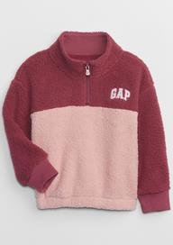Gap Logo Sherpa Yarı Fermuarlı Sweatshirt
