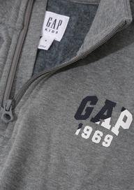 Gap Logo Fermuarlı Fleece Sweatshirt