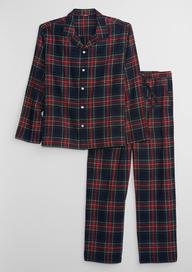 Ekose Desenli Flannel Pijama Takımı
