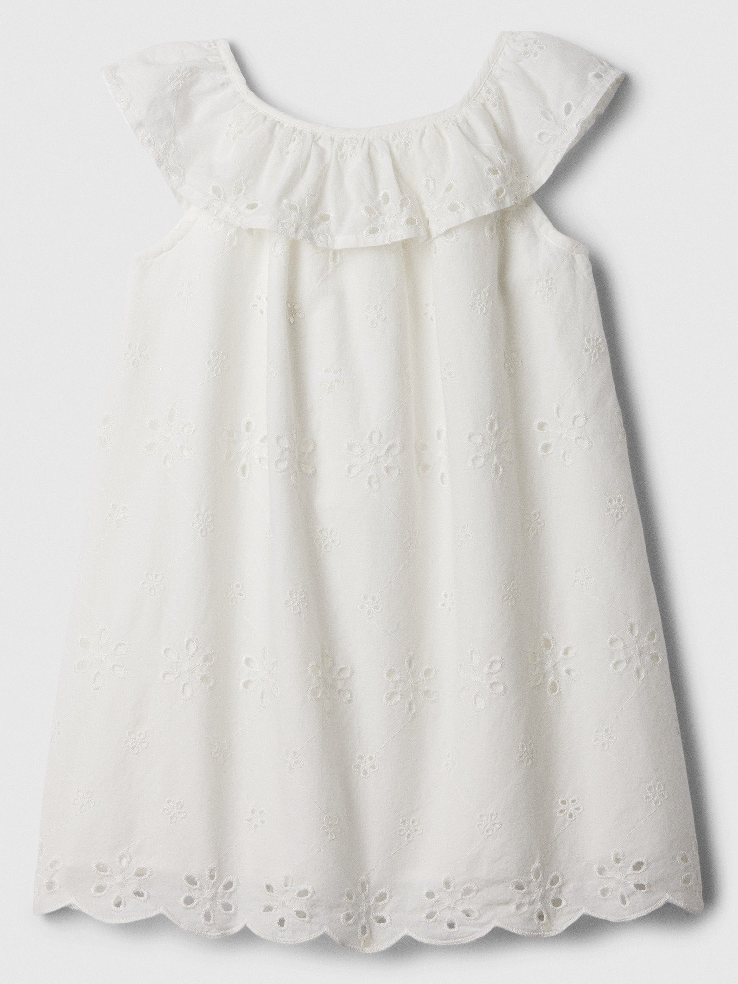 Dantel Detaylı Fırfırlı Elbise product image