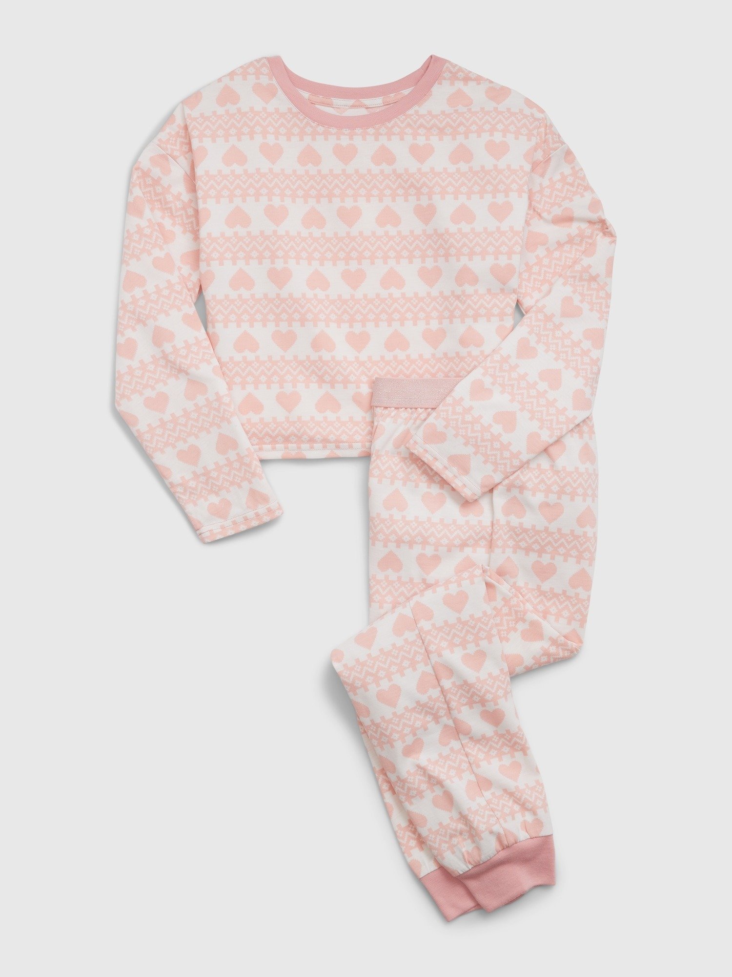 Geri Dönüştürülmüş Desenli Pijama Takımı product image