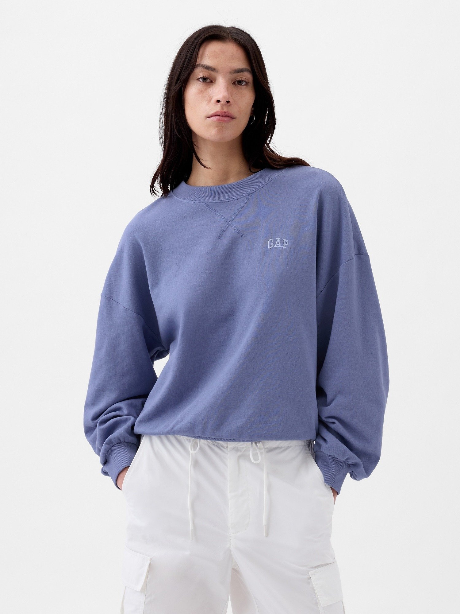 Mini Gap Logo Fransız Havlu Kumaş Sweatshirt product image