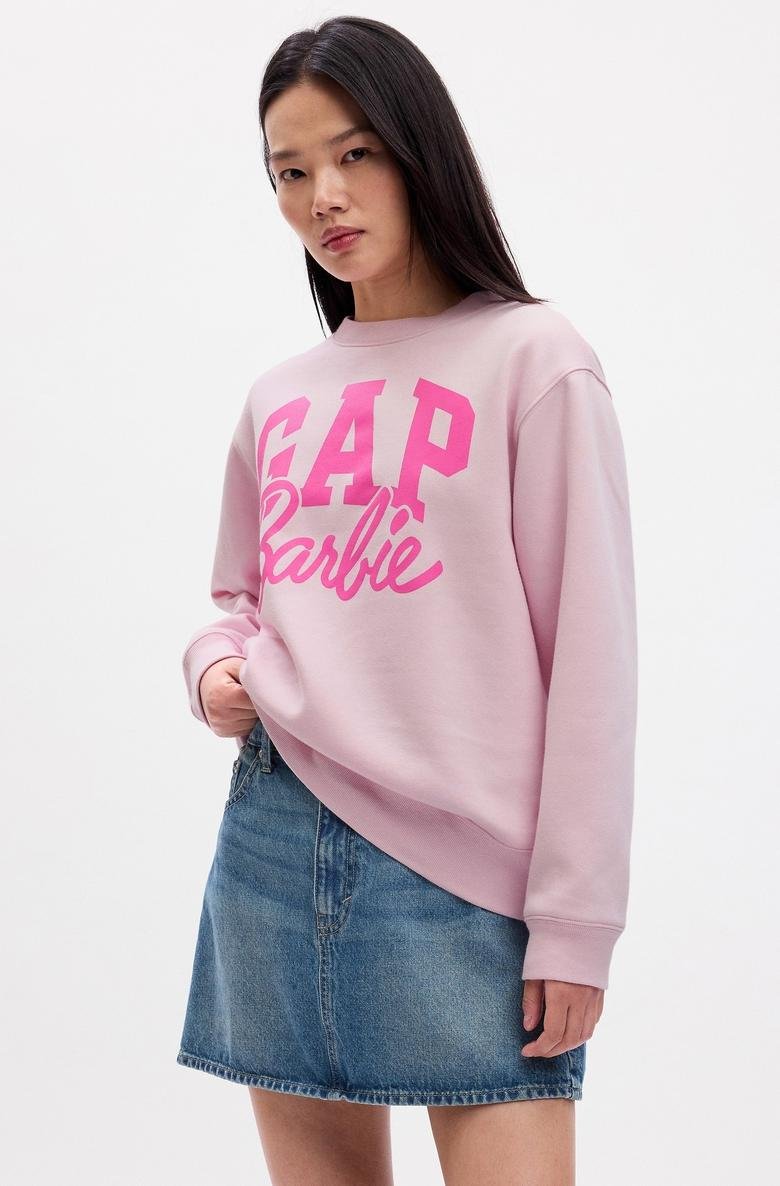  Relaxed Barbie:trade_mark: Logo Fleece Sweatshirt