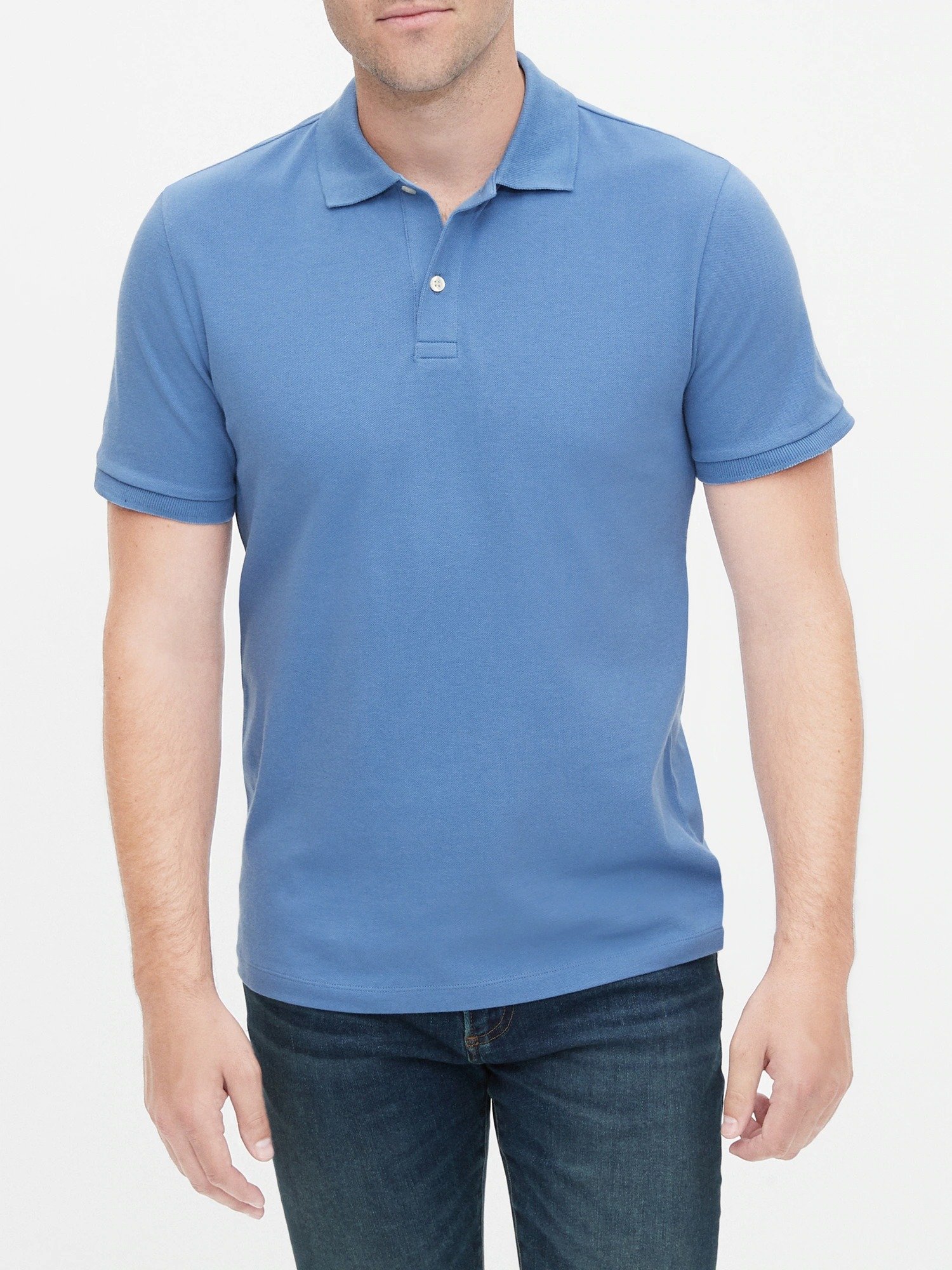Streç Pique Polo Yaka T-Shirt product image