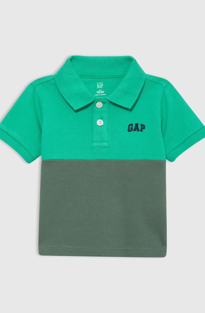  Gap Logo Colorblock Pique Polo Yaka T-Shirt