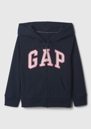 Gap Logo Fermuarlı Fransız Havlu Kumaş Sweatshirt