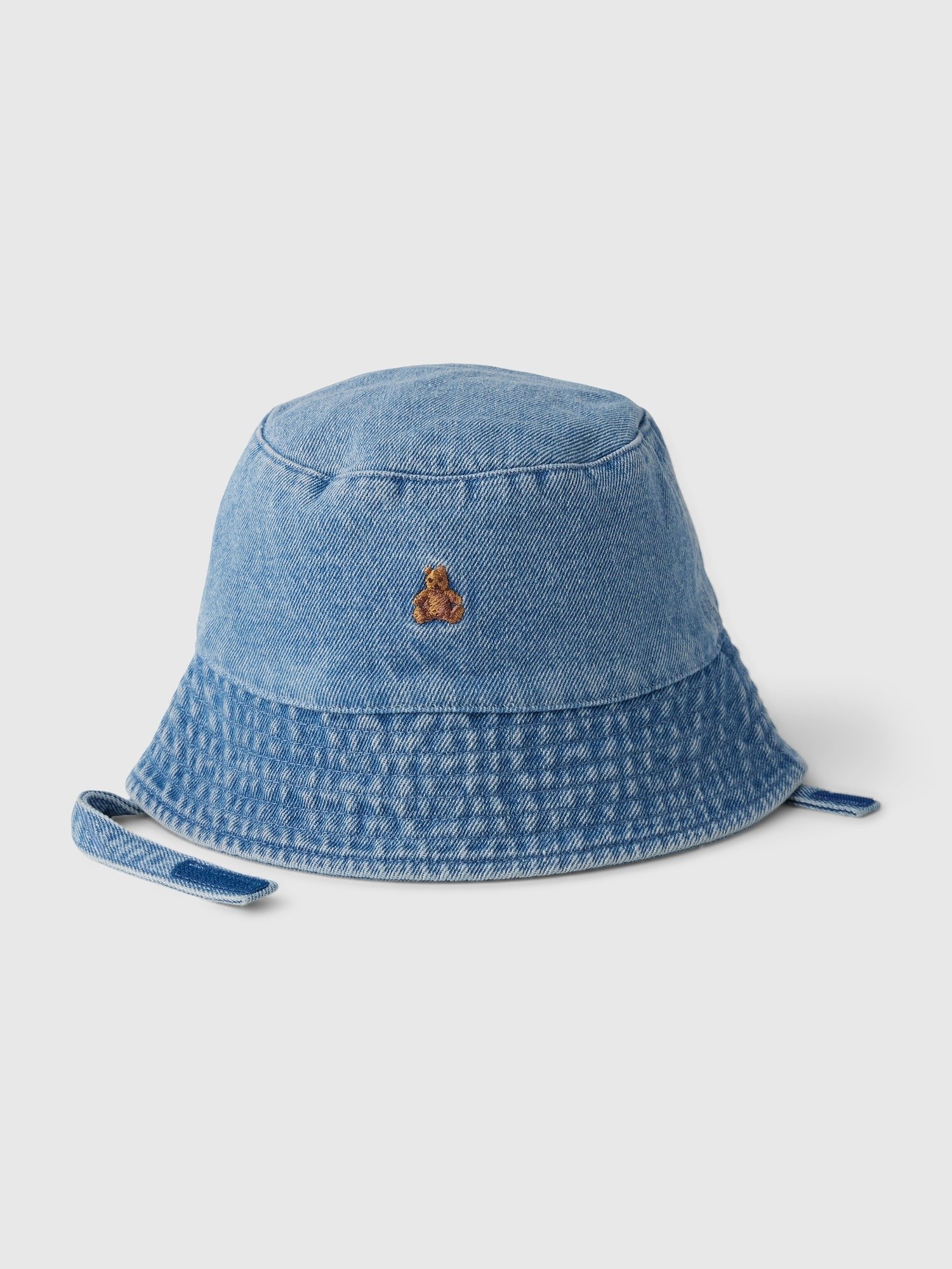Brannan Bear İşlemeli Bucket Denim Şapka product image