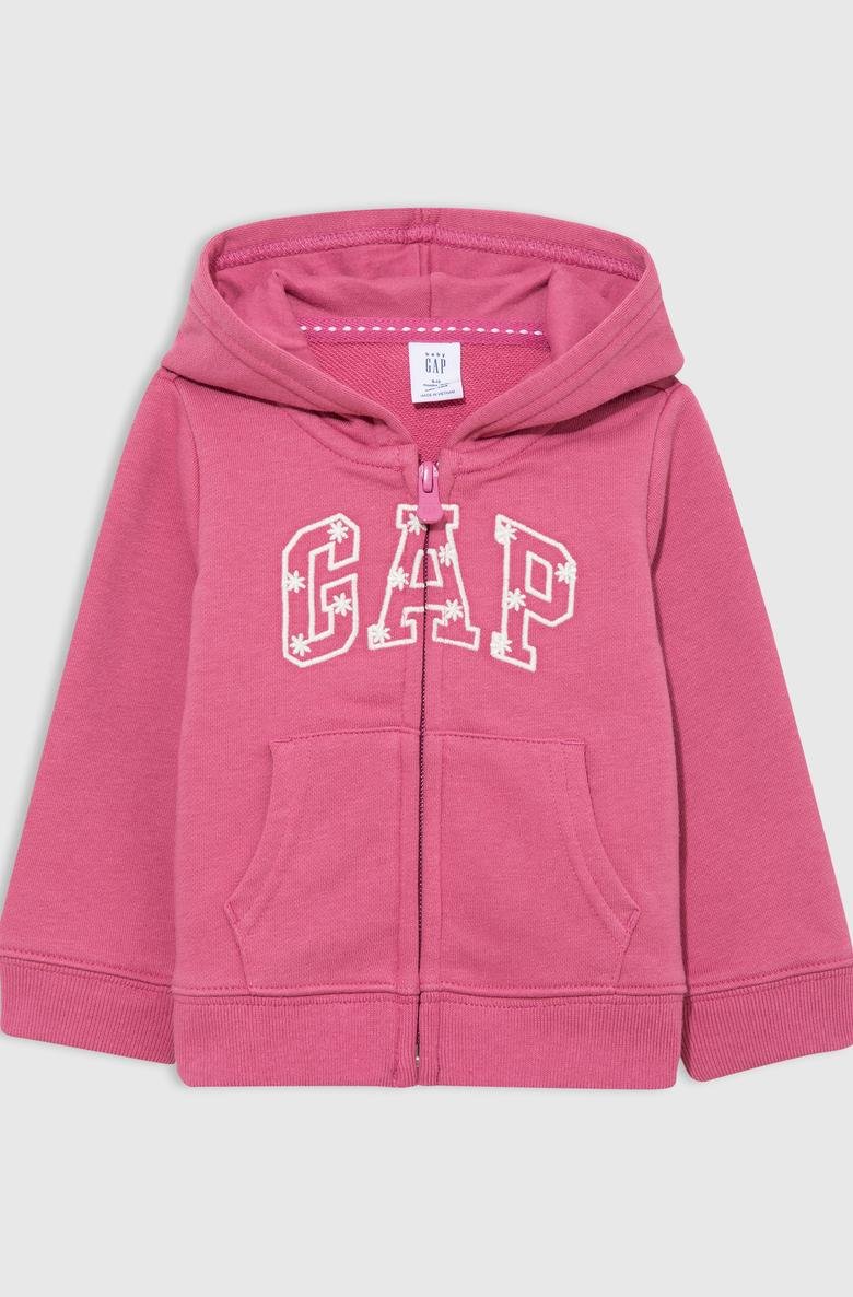  Gap Logo Fermuarlı Fransız Havlu Kumaş Sweatshirt