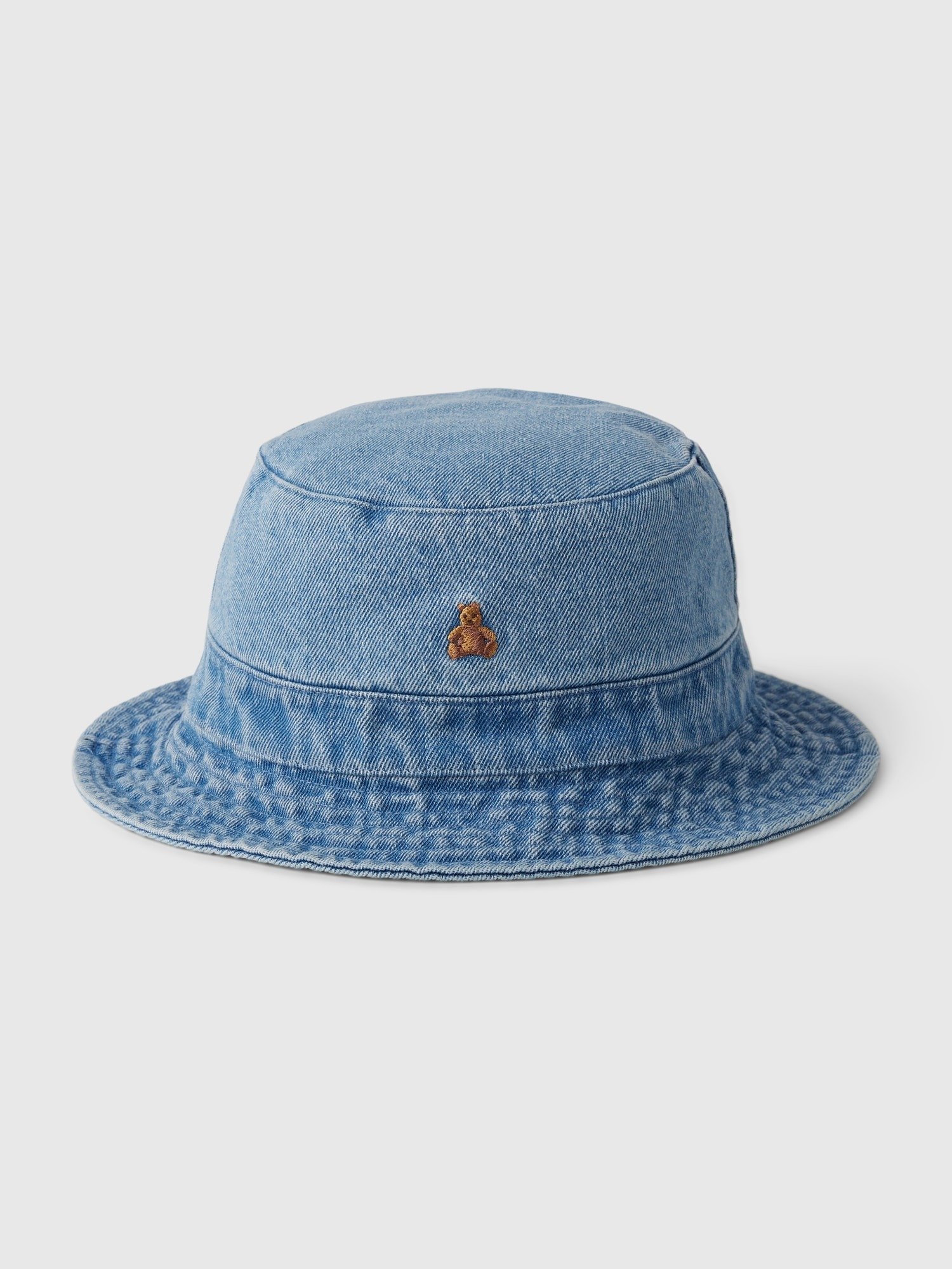 Brannan Bear İşlemeli Denim Bucket Şapka product image