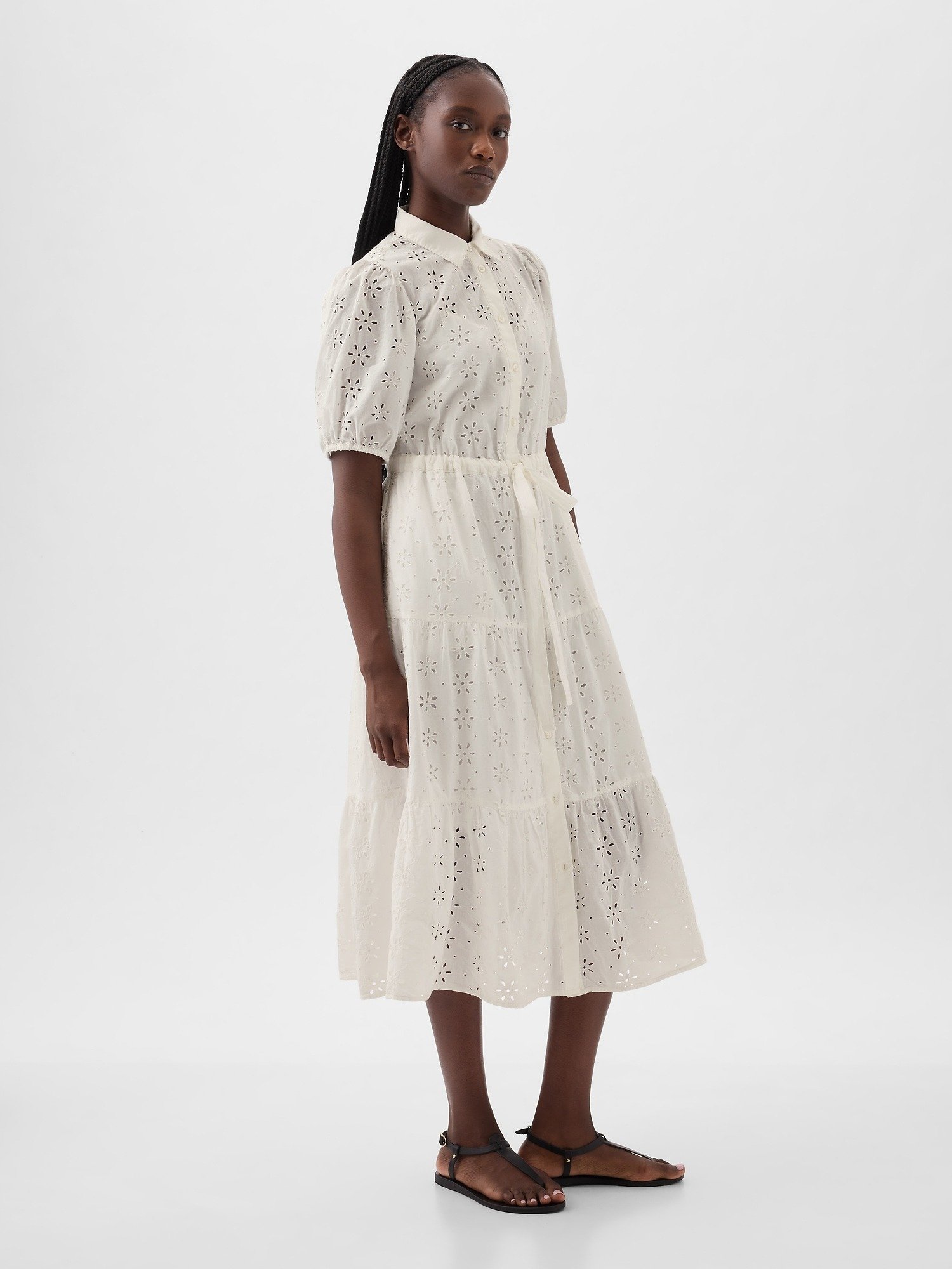 Fisto İşlemeli Midi Elbise product image