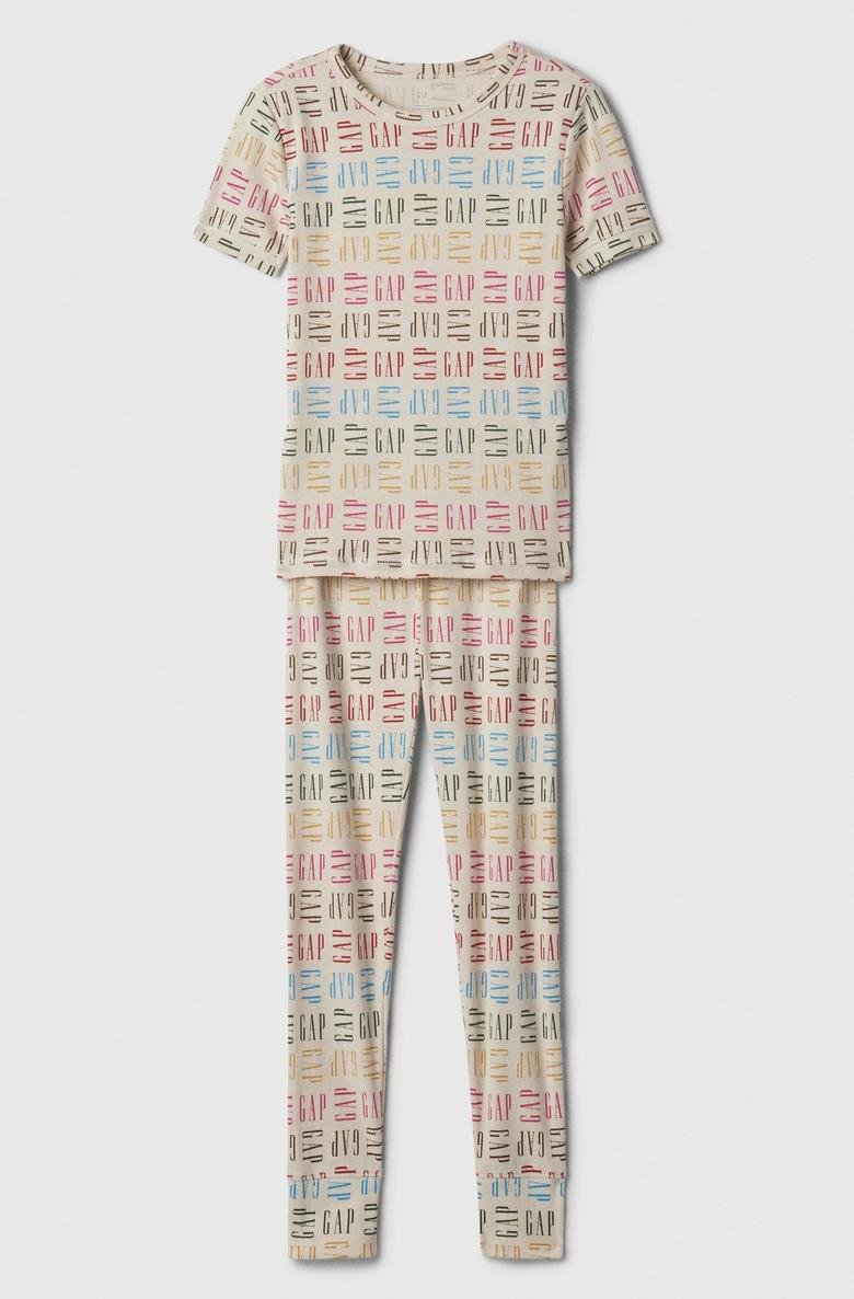  %100 Gap Logo Desenli Pijama Takımı