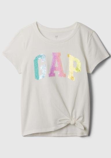 Gap Logo Bağlama Detaylı T-Shirt
