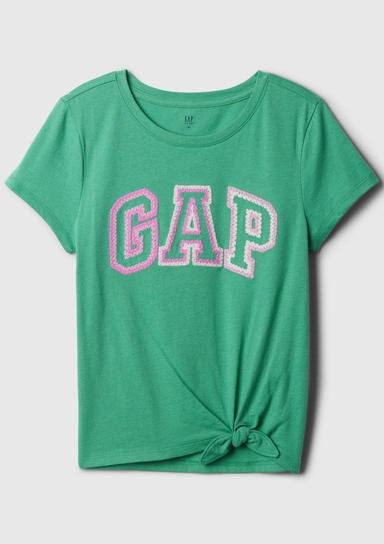 Gap Logo Bağlama Detaylı T-Shirt