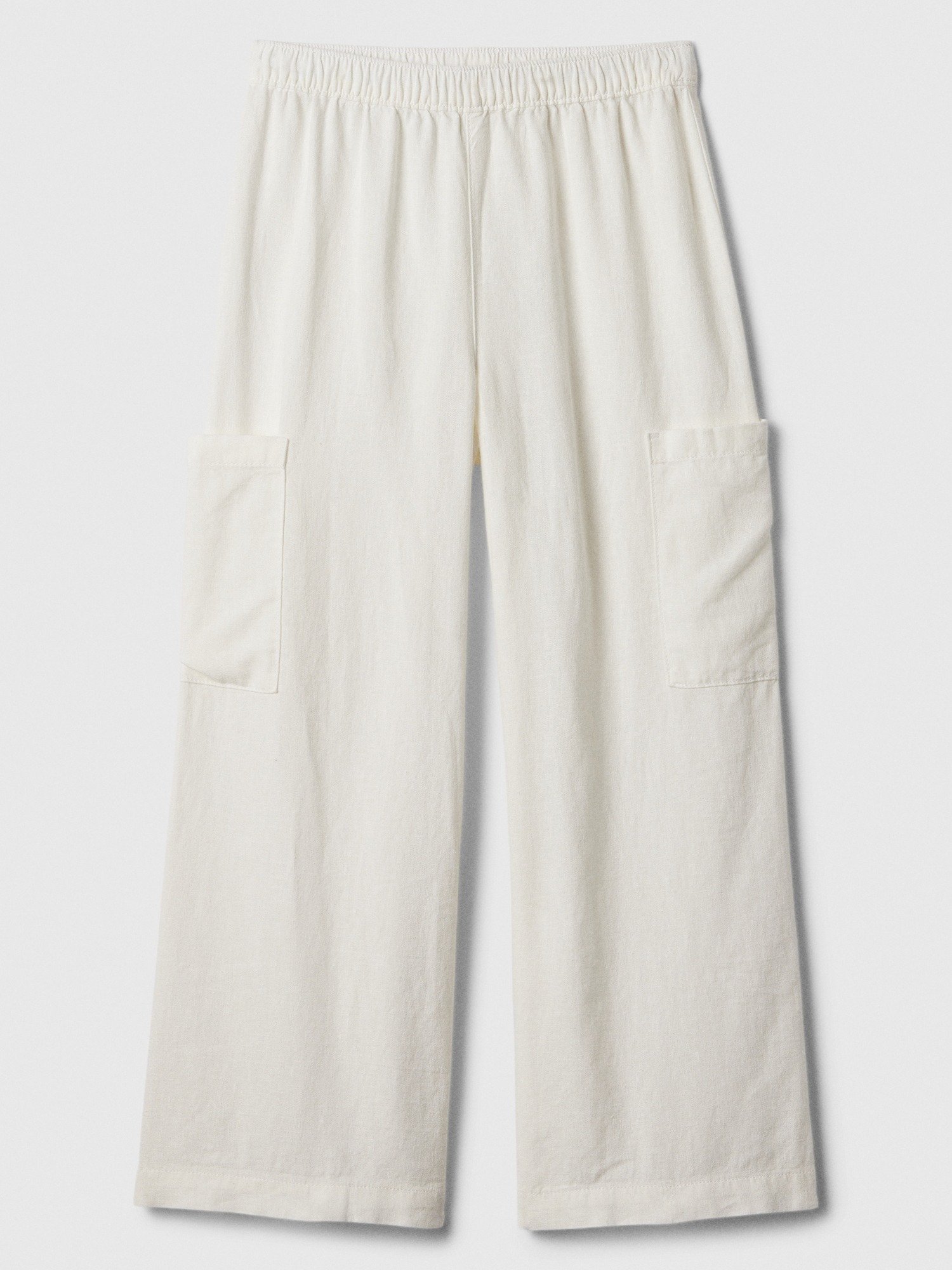 Wide-Leg Crop Pull-On Pantolon product image
