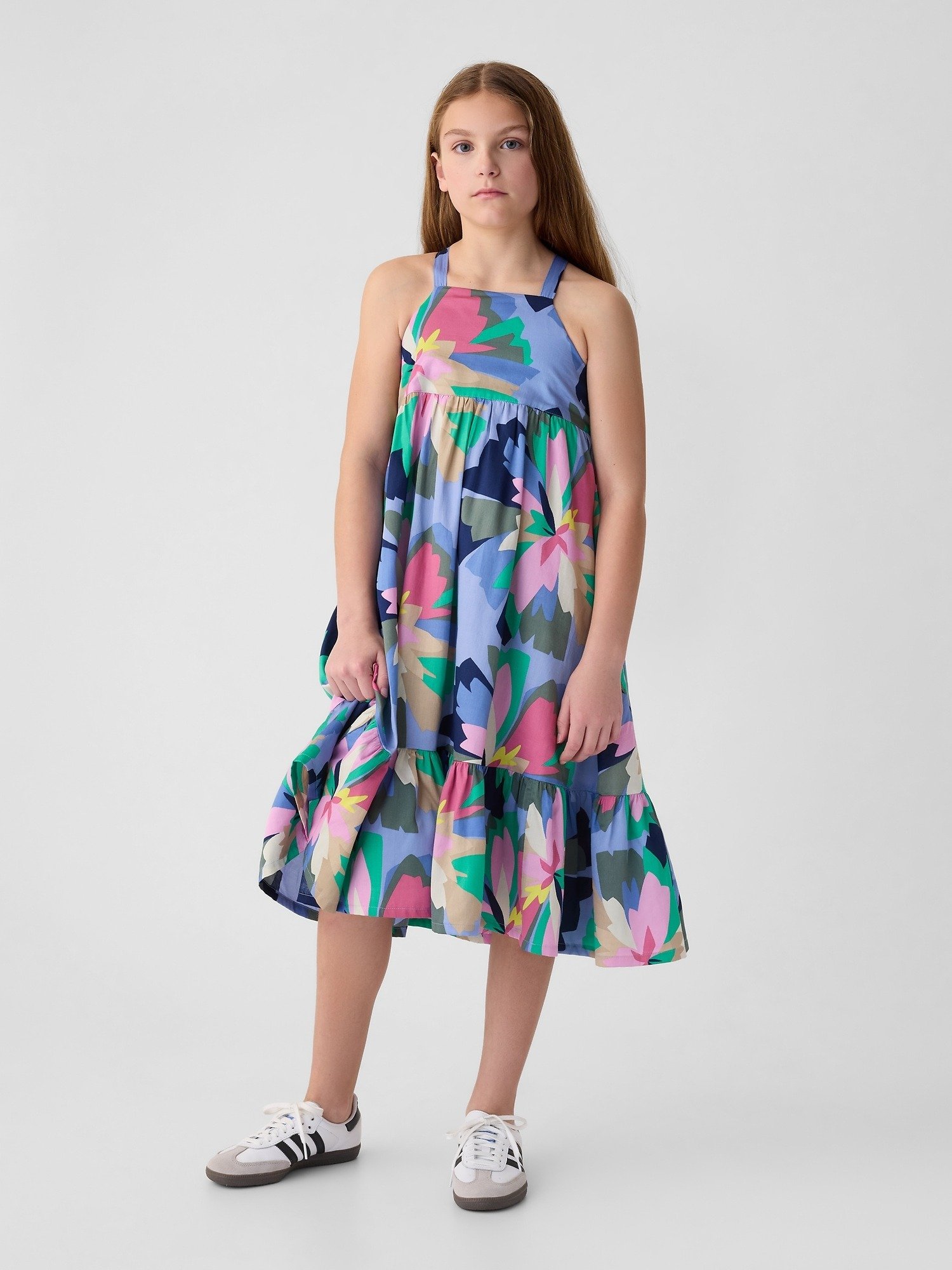 Desenli Midi Elbise product image