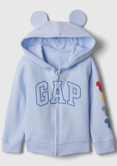 Disney Gap Logo Fermuarlı Fleece Sweatshirt