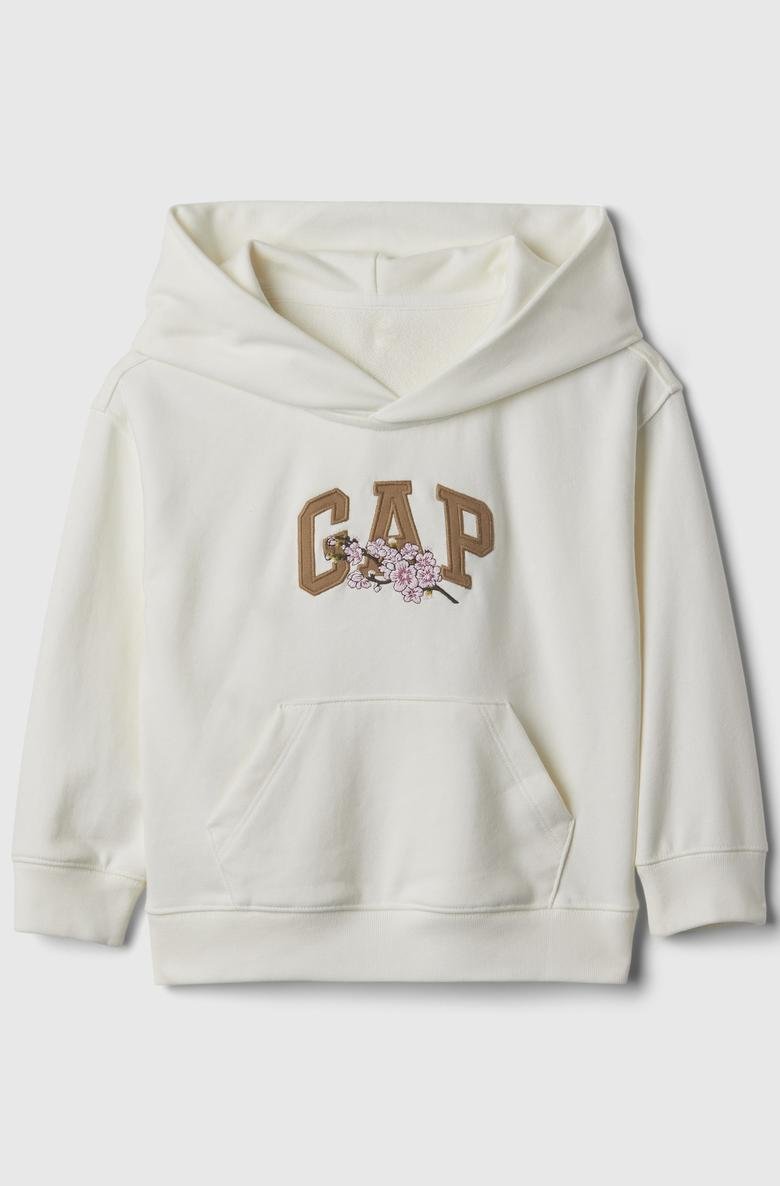  Gap Logo Çiçek İşlemeli Fransız Havlu Kumaş Sweatshirt